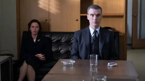 Universal Pictures Emily Blunt and Cillian Murphy in Oppenheimer