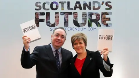 PA Alex Salmond and Nicola Sturgeon