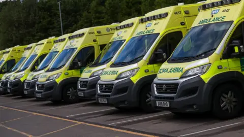 Getty Images West Midlands ambulances