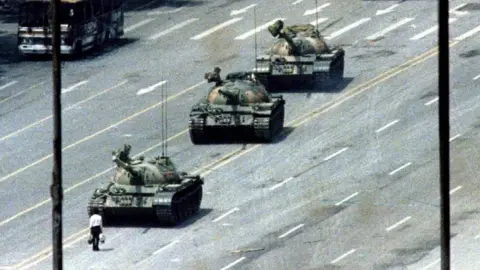 Reuters The original Tank Man shot in Beijing