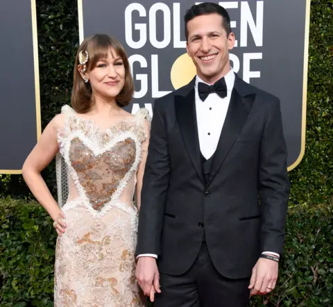 Getty Images Andy Samberg and Joanna Newsom