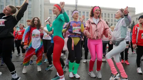 Reuters minsk 'beauty run'