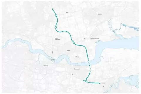 National Highways Route of new road