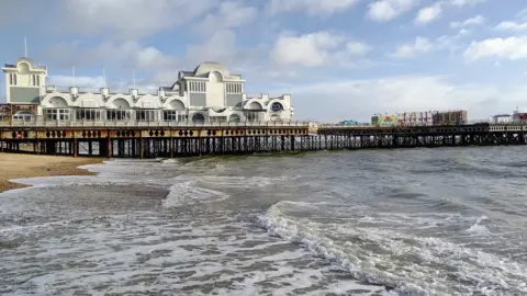 Dieter Valerius Southsea Pier under blue sky