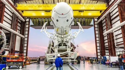 SpaceX Crew Dragon and Falcon 9 rocket