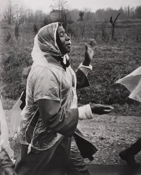 Saint Louis Art Museum Woman singing on one of the Selma to Montgomery marches