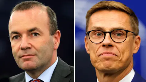 Reuters Manfred Weber (left) and Alexander Stubb (composite image)