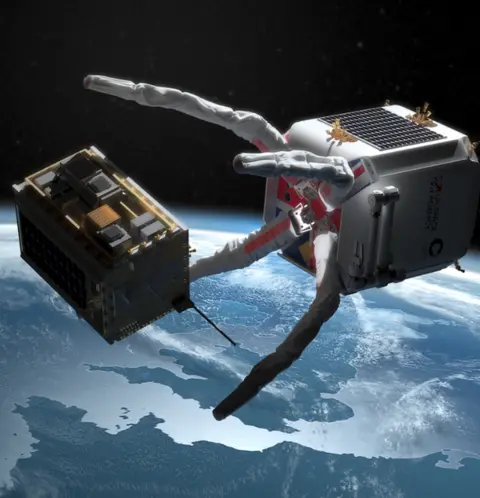 ClearSpace Artwork: Tentacles approach