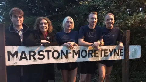 BBC Marston Moretaine marathon runners