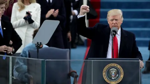 Getty Images Trump at Inauguration