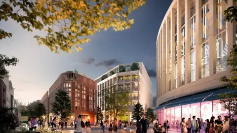 Shropshire Council Artists impression