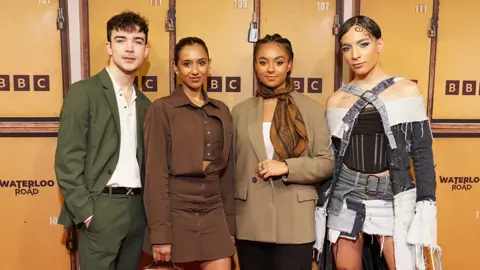 PA Media Noah Valentine, Priyasasha Kumari, Alicia Forde and Adam Ali