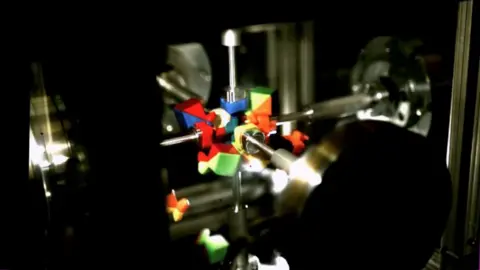 Ben Katz Rubik's cube destroyed