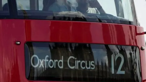 Reuters Number 12 bus to Oxford Circus