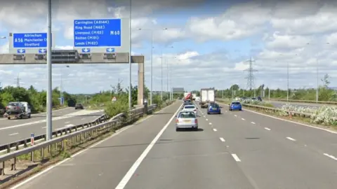 M60 crash Two hurt in devastating collision