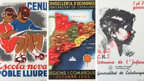 Andrew Young Postcard from Spanish Civil War
