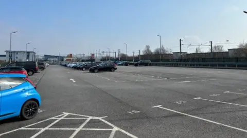 Half-empty car park