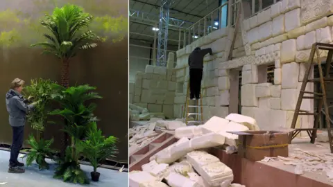 BBC Aztec zone being built