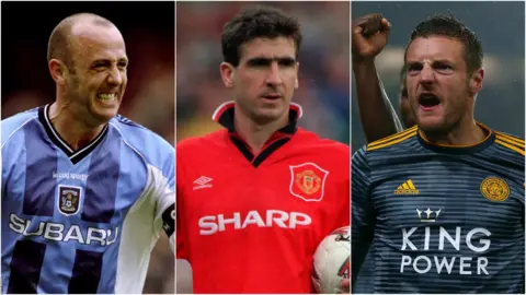 Gary McAllister, Eric Cantona & Jamie Vardy