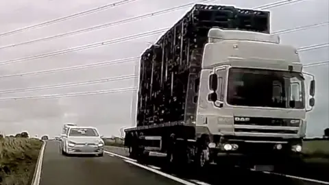 Lincolnshire Road Safety Partnership Car overtaking HGV