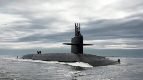 Reuters The Ohio-class ballistic missile submarine USS Tennessee returns to Naval Submarine Base Kings Bay, Georgia, US 6 February 2013.