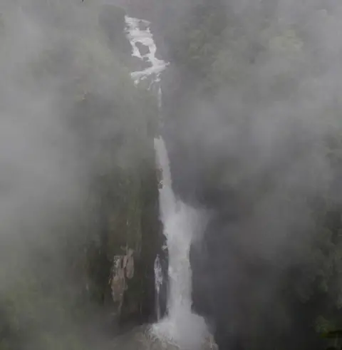 EPA Haew Narok Waterfall crashes through jungle and falls from a great height