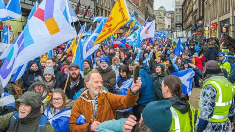 Getty Images pro-independence march