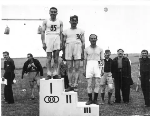 Orkney Library & Archive Winners on a podium