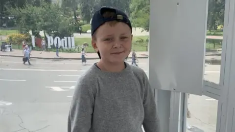 Yulia Garashchuk Dasha's nine-year-old son Danil