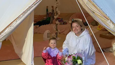 Vicki Keating Vicki Keating with her son and daughter