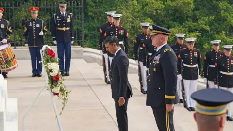 Reuters Rishi Sunak in the US