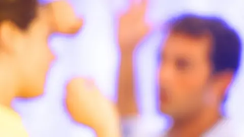 Getty Images Arguing couple