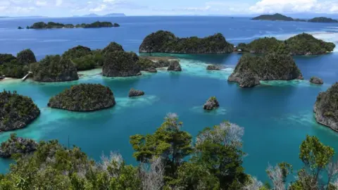 Getty Images Raja Ampat -- which means Four Kings in Indonesian, in Indonesia's far eastern Papua.