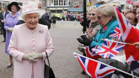 Getty Images The Queen in Margate