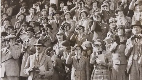 Leicestershire County Council Spectators at Burton Lazars racecourse