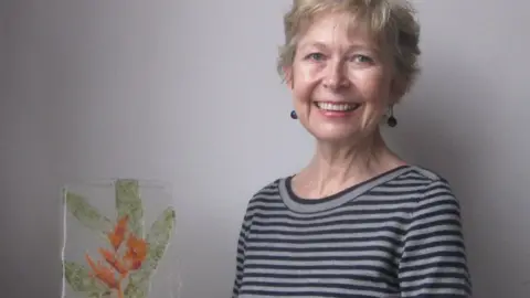 Louise Truslaw Louise Truslaw with one of her creations