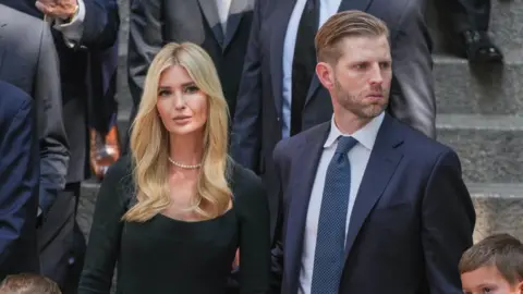 Getty Images Ivanka and Eric Trump