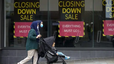 Getty Images Shoppers in Bolton