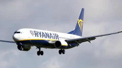 PA Media A Ryanair plane