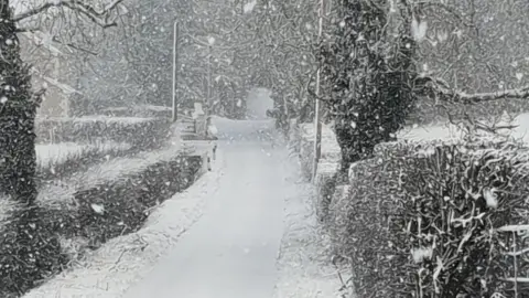 Majella McGinty Snow scene from Tattyreagh, near Omagh