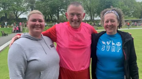 Heart Research UK Sean with his life-saving heroes