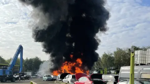 West Midlands Fire Service The fire