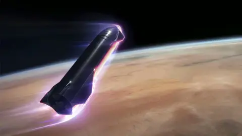 SpaceX Artwork of Starship