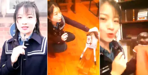 Feixue Huangdu Live stream screengrabs