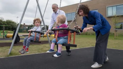Getty Images Anneliese Dodds and Jeremy Corbyn