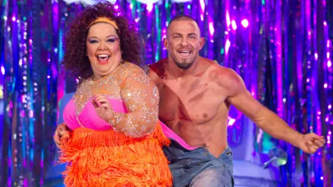 Robin Windsor and Lisa Riley on Strictly Come Dancing