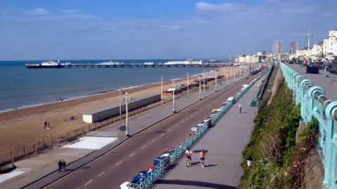 BBC Brighton seafront, part of the region where taxi fares will increase
