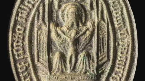 National Trust/PA Media Medieval seal