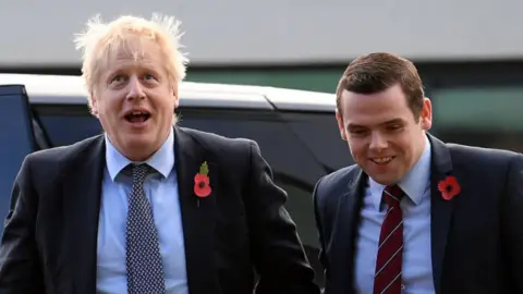 Getty Images boris johnson and douglas ross