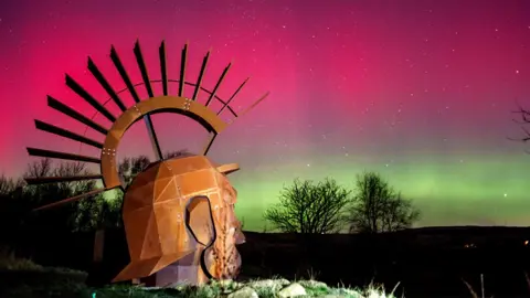 Northern Lights spotted over Kilsyth